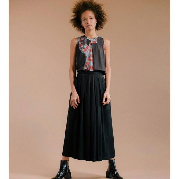 SHAINA MOTE  WIDE CROPPED PANTS - Picture 2 of 14